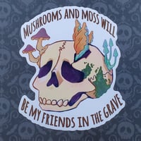 Image 1 of Mushrooms and Moss Sticker