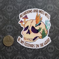 Image 2 of Mushrooms and Moss Sticker
