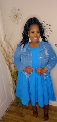Image 4 of Jazzy Blue Dress