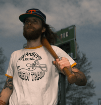 Image 2 of Support Local Chem Trails Ringer Tee