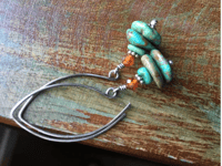 Image 4 of Turquoise earrings/ n72