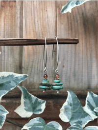 Image 8 of Turquoise earrings/ n72