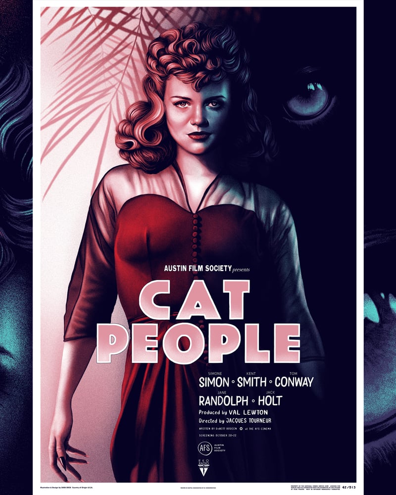 Image of CAT PEOPLE ~ Screen Print