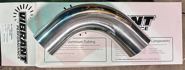 Image of Vibrant Aluminum 90° Mandrel Bend