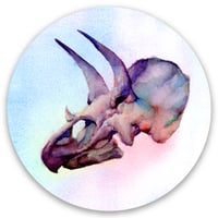 Triceratops Skull Sticker