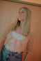 Image of peach cardigan