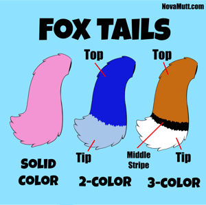 Image of Custom Color Fox Tail
