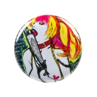 Wendy O Williams Plasmatics Pinback Button