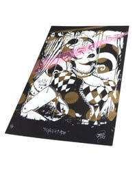 Image 2 of Masquerade Silkscreen and Spray Paint Stencils Print