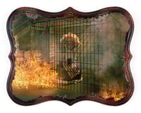 Image 1 of Pincushion Resin Print on Wood and Loose Prints