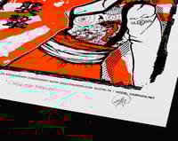 Image 3 of Chase The Dragon Geisha Punk Screen Print