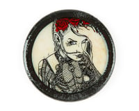 Image 3 of Bloody Rose Deathrock Ghoul Coaster