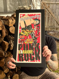 Image 2 of Vintage Punk Rock Karaoke Framed Print