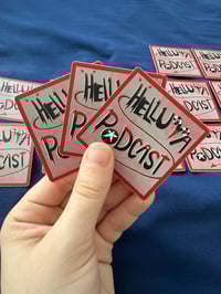 Helluva Podcast Logo Stickers