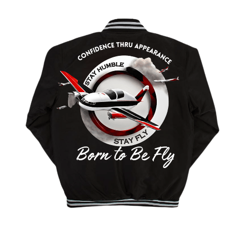 Image of Born Fly Silk Bomber Jacket 