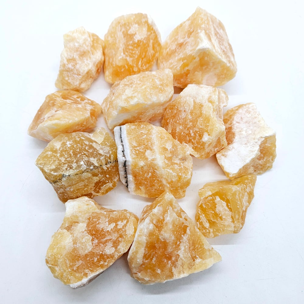 Image of Orange Calcite Raw