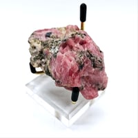 Image 3 of Rhodochrosite w/stand