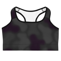 Image 3 of Dither Camo Blackout Sports Bra