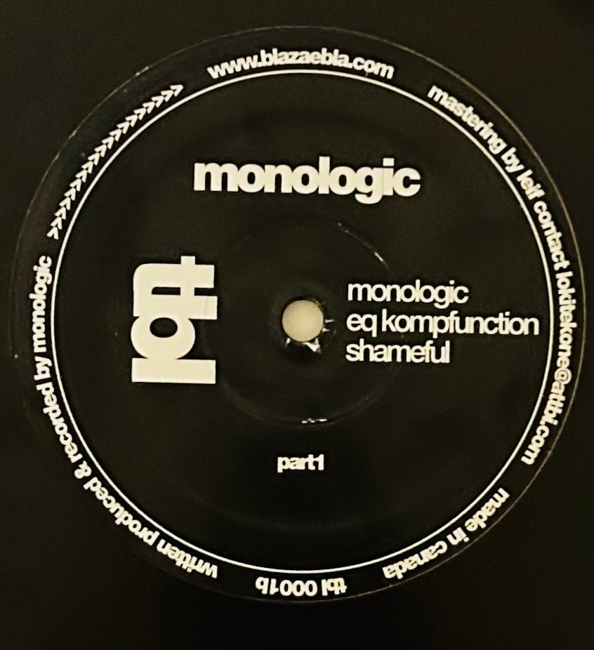 Monologic – The Casting Couch Sessions Part 1 (Blazaebla) 12"