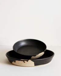 Image 2 of Lucy Serving Platter - Black Wave