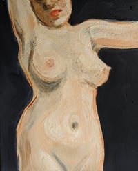 Tiny nude study (after Courbet)
