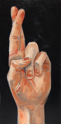 Hand study for "Hunger" series