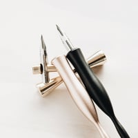 Image 2 of Tom's studio -butterfly brass pen rest
