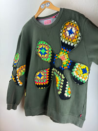 Image 1 of Flower Power Granny Slasher Crewneck