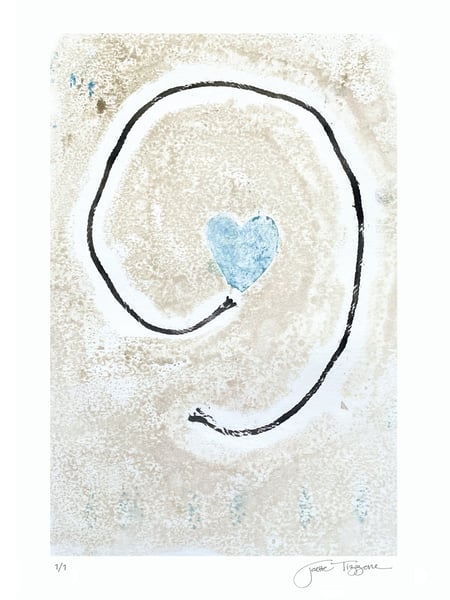 Image of Love is Forever / Monoprint