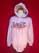 Image of Officially Licensed Syphilic "Toylet's R US" Cover Art Pink/Lilac Hoodie!