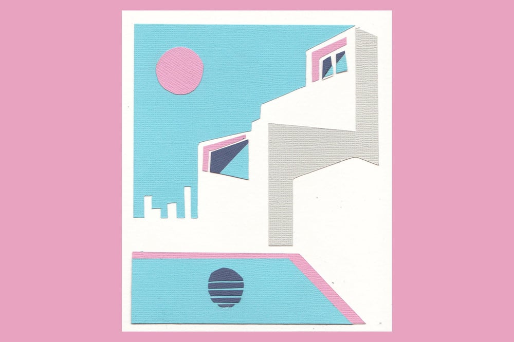 Image of Paper Villa Collage Print