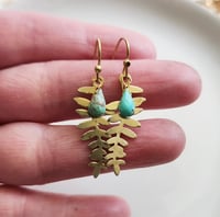 Image 1 of Turquoise + Leaf