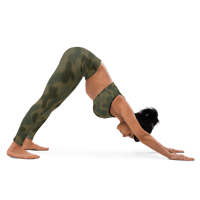 Image 2 of Dither Camo Jungle Yoga Leggings