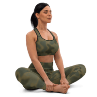 Image 1 of Dither Camo Jungle Sports Bra