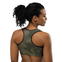 Image 2 of Dither Camo Jungle Sports Bra