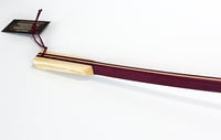 Image 4 of Handcrafted Wooden Backscratcher, Exotic Wood Purple Heart with Maple, Unique Gift for mom