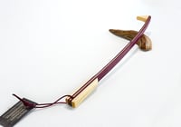 Image 8 of Handcrafted Wooden Backscratcher, Exotic Wood Purple Heart with Maple, Unique Gift for mom
