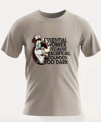 Image 1 of Essential Worker Appreciation Crew Neck T-Shirt