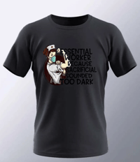 Image 2 of Essential Worker Appreciation Crew Neck T-Shirt