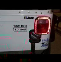 Image 2 of White Trash Edition vinyl decals x2