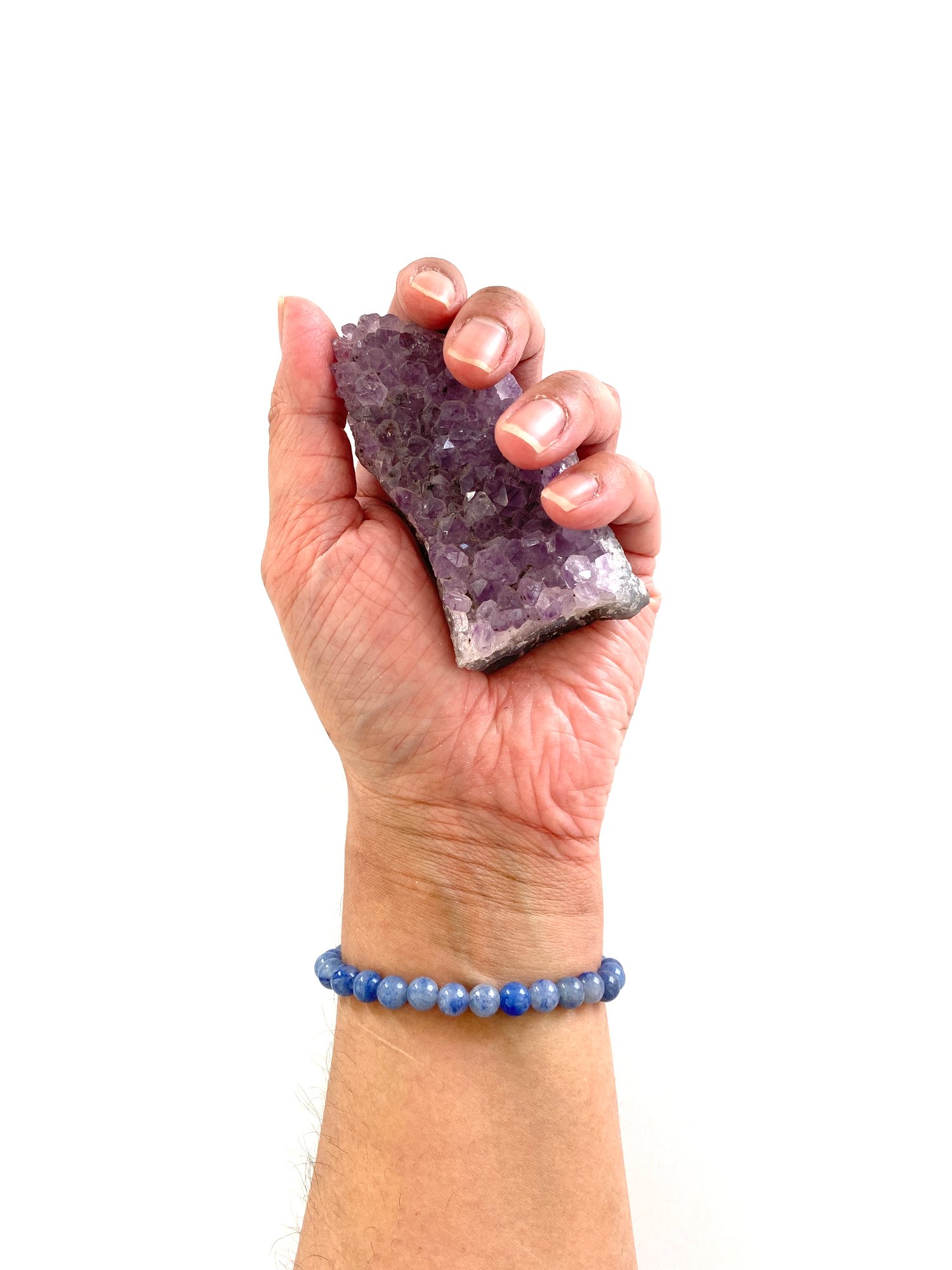 Image of Blue Quartz Stacking Bracelet