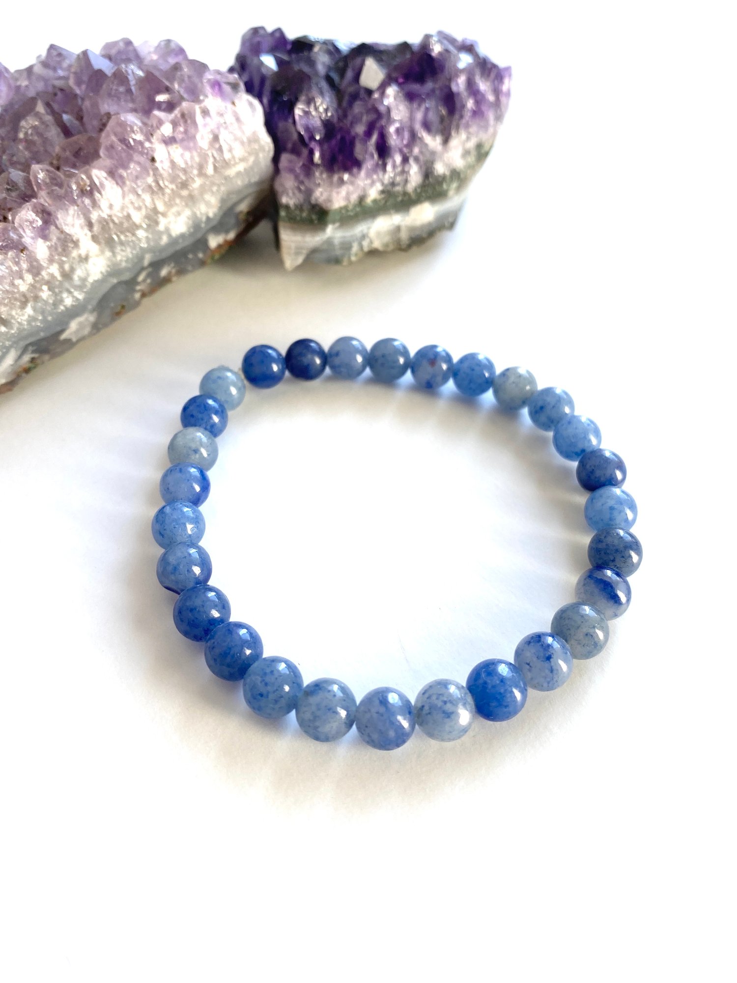 Image of Blue Quartz Stacking Bracelet