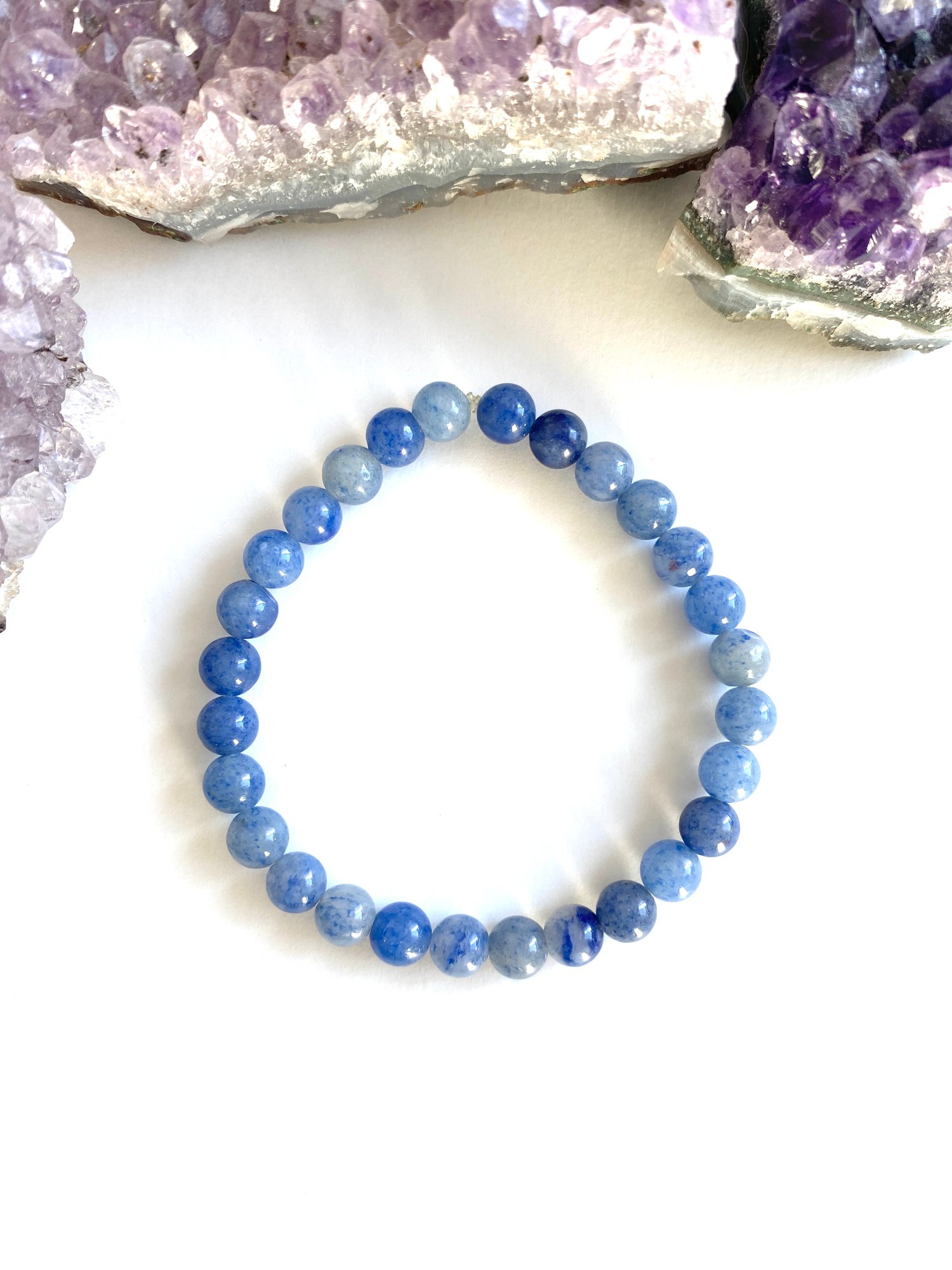 Image of Blue Quartz Stacking Bracelet