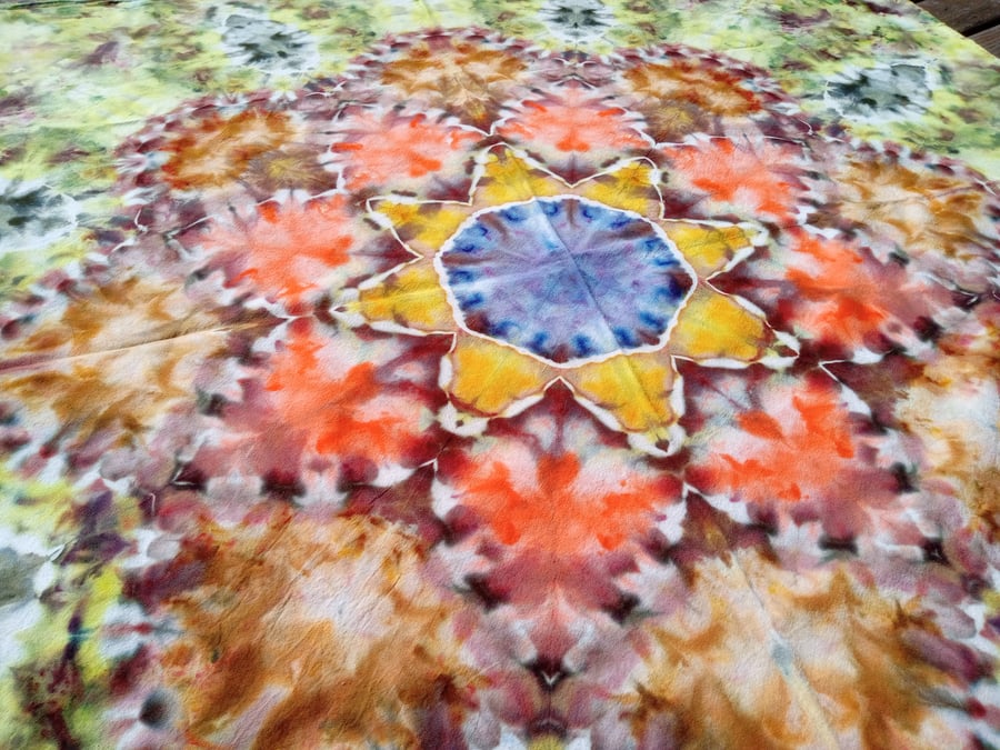 Image of Tiger Lily Mandala Tapestry