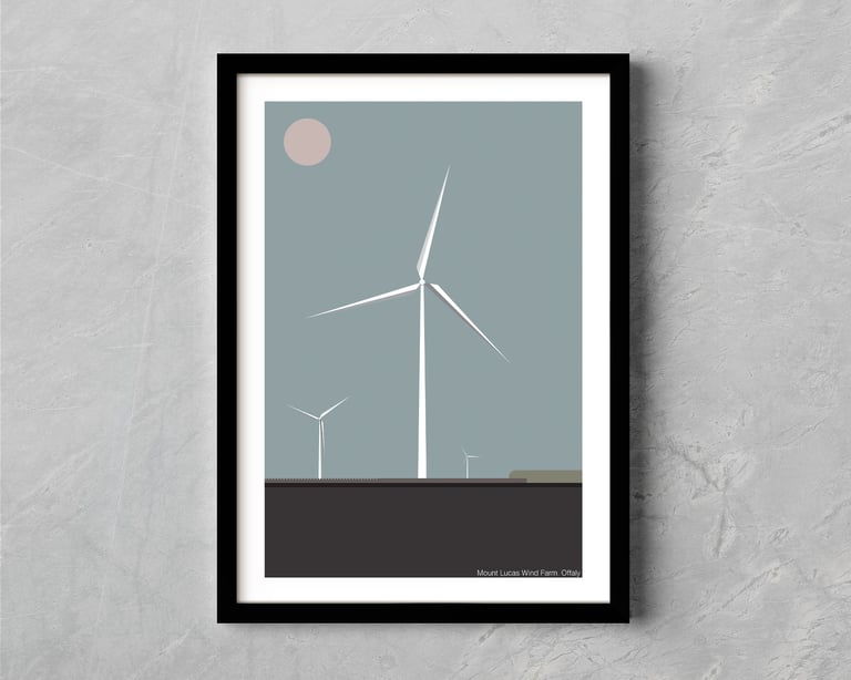 Mount Lucas Wind Farm. Offaly