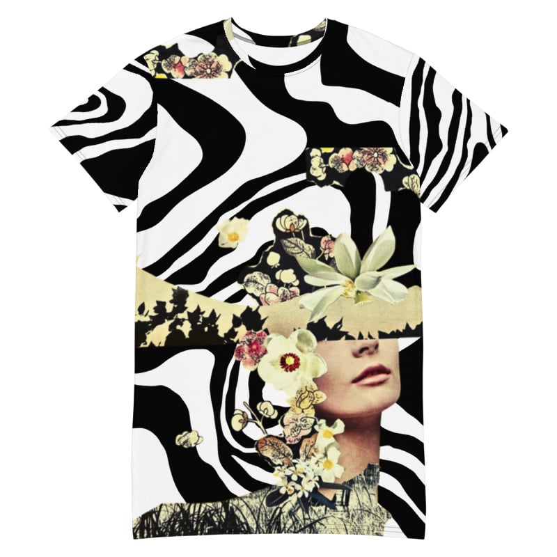 Image of Fragments - All Over Print - T-shirt dress