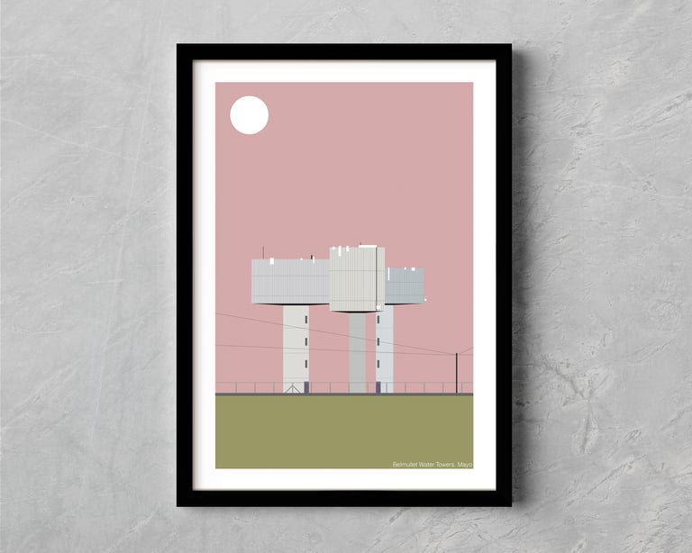 Belmullet Water Towers. Mayo