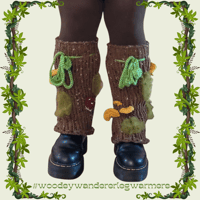 Image 2 of Woodsy Wanderer Leg Warmer Crochet Pattern