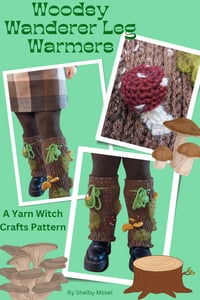 Image 1 of Woodsy Wanderer Leg Warmer Crochet Pattern