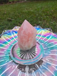 Image 4 of Rose Quartz half polished point